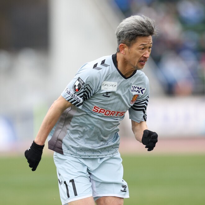 58歳カズ、注目の福島ダービーでメンバー外に。２試合連続出場とはならず