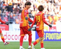 入籍発表→２日後にさっそくゴール！ 名古屋FWが冷静フィニッシュで２戦連発！