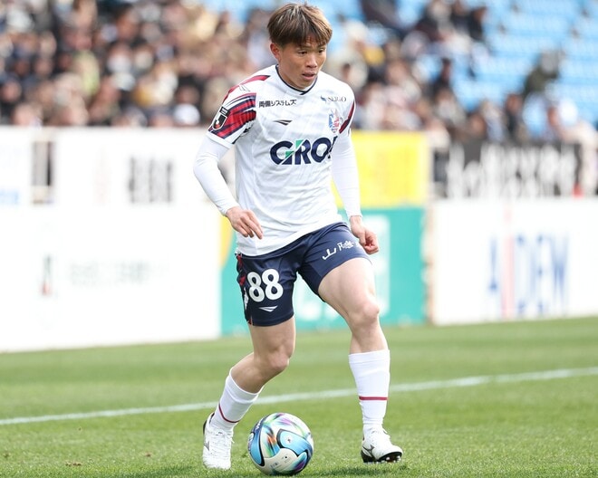 古巣相手に恩返し弾。27歳DFが1G1Aの活躍で岡山を逆転勝利に導く「個人的に気持ちが入っていたゲームだった」