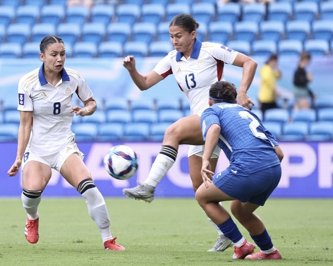 日本に7失点大敗のフィリピン、2大会連続の女子W杯出場を決める! POでウズベクに2-0勝利!【女子アジア杯】