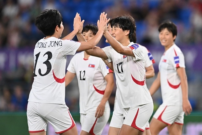 北朝鮮が４大会ぶりにW杯へ帰還！ POは前半苦戦もホン・ソンオクがハット達成、圧倒的攻撃力で台湾を４－０撃破【女子アジア杯】
