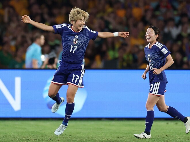 浜野まいかの圧巻ミドル弾が炸裂！ ２大会ぶりのアジア制覇が懸かるファイナルで開催国の豪州相手に先制点を奪取【女子アジア杯】