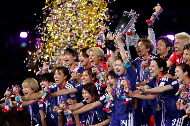 「日本に敬意を表したい」アジア女王に返り咲いたなでしこＪの“美しくない強さ”に英メディアが感服！「日本人は大いに誇れるはずだ」【女子アジア杯】