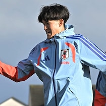 「最近までゲームで使っていた選手ばかり」20歳のストライカーが明かす“イングランド戦への高揚感”【日本代表／現地発】