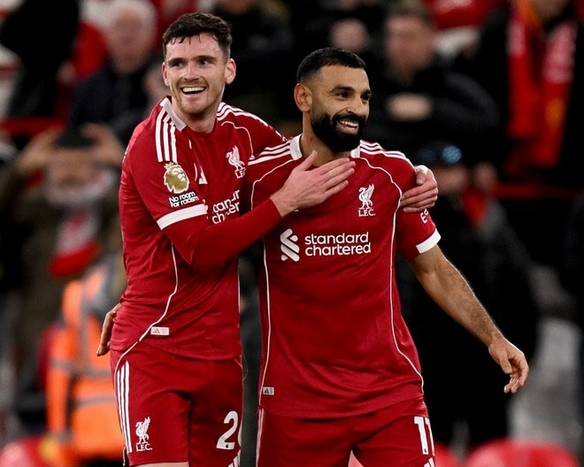 「君を友人と呼べることを誇りに思う」今季限りでリバプールを去るサラー。同じ時間を過ごした同僚が惜別のメッセージ「この上ない喜びだった」