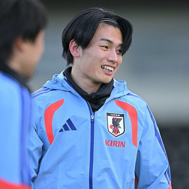 「彼らも器用なので」南野と久保に代わるシャドーの人選は？ 上田が口にした“新たなキーマン候補”【日本代表／現地発】