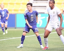 アメリカに０－２敗戦。約半年ぶり代表復帰の名和田我空が、２つの決定機逸を悔やむ「そこを決め切れなかったのが今日の敗因」【U-21代表】