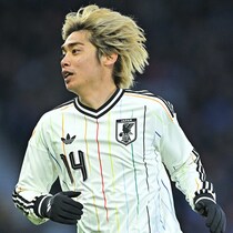 「結構、ストライカーだなと」スコットランド戦の殊勲者・伊東純也がそう評した日本代表戦士は？【日本代表／現地発】