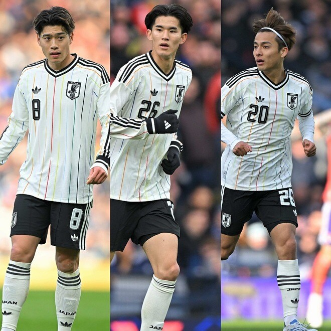「自信がある選手が揃うと良いプレーができる」後藤啓介、佐野航大、鈴木唯人のトリオがスコットランド戦で示した可能性【日本代表】