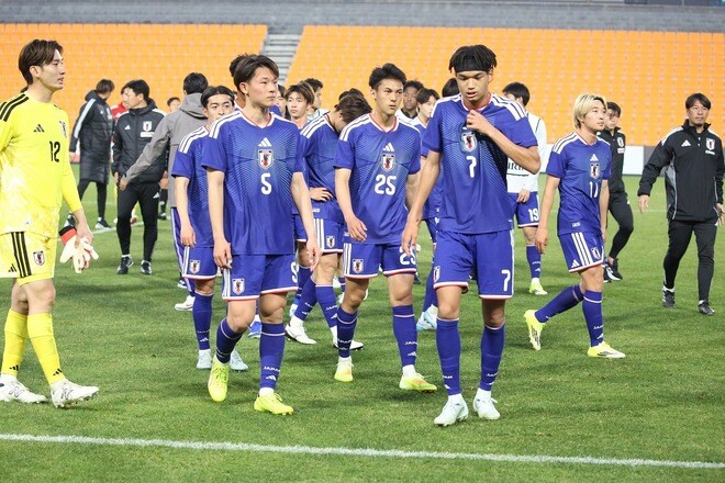 韓国遠征2戦全敗でも見えた光と課題。U-21日本代表、最大の懸念は塩貝&後藤に代わる“9番”の不在。指揮官が断言「良かったではダメ」【現地発】