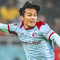 得点ランク首位独走の上田綺世は好機逸…渡辺剛もフル出場のフェイエノールト、下位と痛恨０－０ドロー。５試合を残してPSVの３連覇が決定