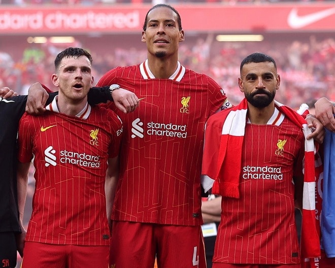 「大事な時にいつも頼れる存在だった」今季限りでリバプールを去るサラー＆ロバートソンへ、主将が惜別のメッセージ「君たちはチームメイトとしてやってきて、伝説として去っていく」