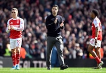 「シティのタイトル獲得を予感させる巨大な兆候」アーセナルの“４月の悪夢”に現地メディアが注目。ペップは意気揚々「冗談じゃないよ。太陽だ」