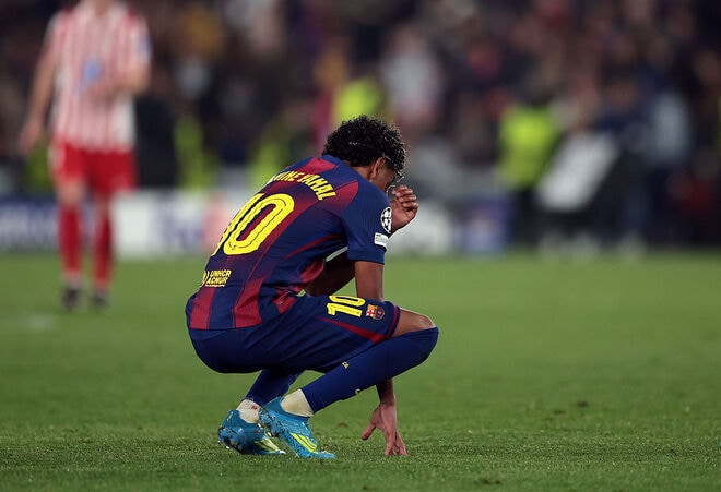 なぜバルサはアトレティコに敗れたのか。深刻な“ヤマル依存”を番記者が指摘 第2レグでの逆転に向けて最強のカードは…【現地発】