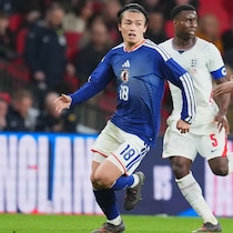 「大丈夫か」イングランド戦で浮き彫りになった“CF上田綺世の課題”…鄭大世が指摘「W杯で懸念になるかもしれない」【日本代表】