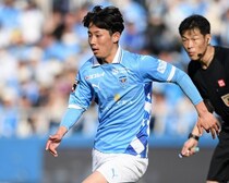 PKでプロ初得点「外すっていう不安は一切なかった」。度胸がある岩崎亮佑にとって１つの通過点。派手なゴールパフォにも期待「そこはその時のテンションで」【横浜FC】