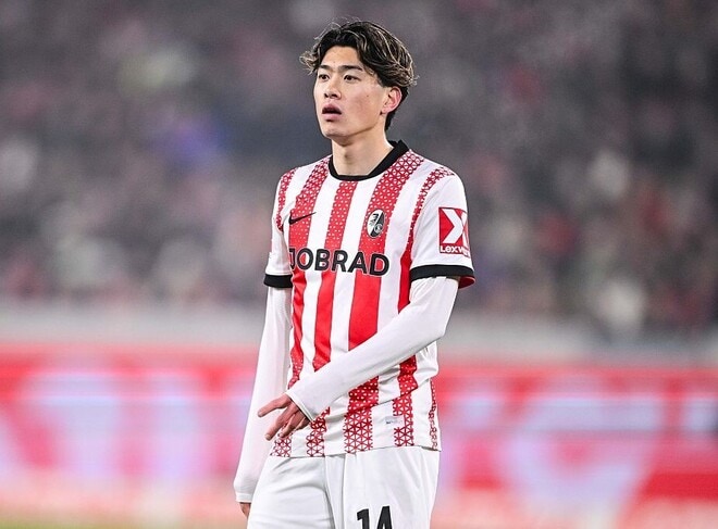 「W杯は間に合いそうです」日本代表に朗報!鎖骨骨折の鈴木唯人が怪我の状態について明かす「EL決勝はさすがに無理ですけど…」【現地発】