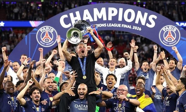 「レジェンド？ 興味ないね」CL“V３”達成もパリSG名将はきっぱり。決勝の相手アーセナルを絶賛「彼らは素晴らしい」