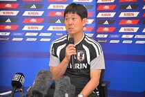「開幕戦でプレーできる」森保監督、全体練習不参加が続く遠藤航の状態に言及【日本代表】