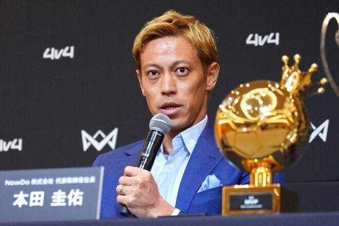 「サッカー選手じゃなかったら?」本田圭佑が即応した“意外すぎる回答”に人気TikTokerも仰天! 壮大なふたつの夢も明かす【W杯】