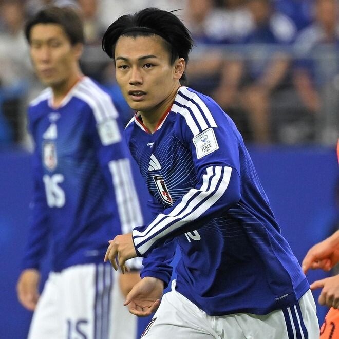 日本代表がチュニジア戦で追加点を奪取! 上田綺世が鋭い“股抜きミドル”を突き刺す!【W杯】