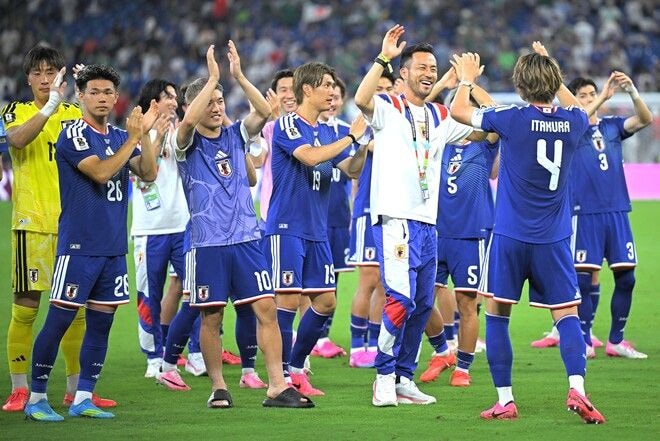 「素晴らしい。次も勝とう」前キャプテン遠藤航も森保Jを祝福！新記録のゴールラッシュでチュニジアを粉砕【W杯】