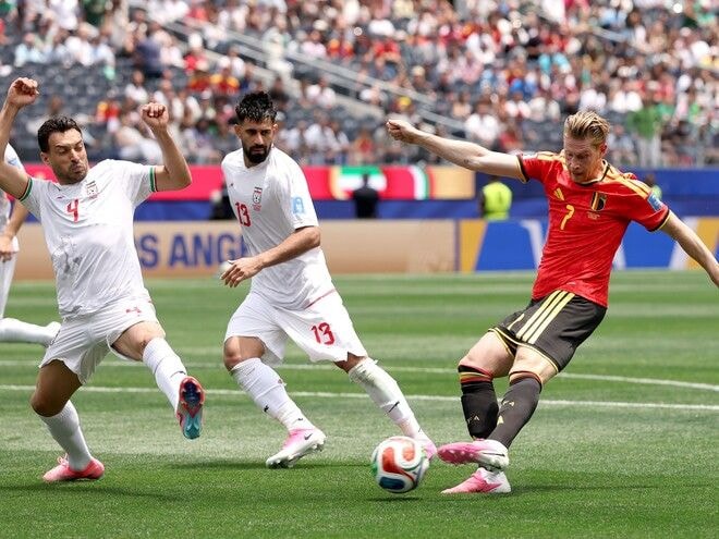 ベルギーが2戦勝ちなし。好機を活かせず、後半には退場者も…イランとスコアレスドロー【W杯】