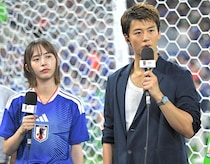 「ユースの時に試合した以来でした」元日本代表FW、同い年の竹内涼真と“再会”！メッシ２発のアルゼンチン戦を現地観戦【W杯】