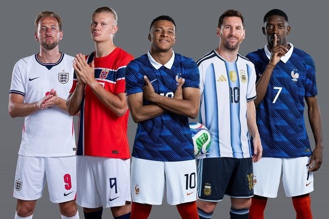「史上初めて1大会で3人の異なる選手が7ゴール」熾烈な得点王レースを米メディアが報道「ハーランドが姿を現わした」。メッシは再び記録更新なるか【W杯】