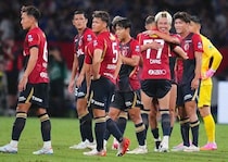 ど、どういう状態!? 鹿島指揮官の先輩が現地観戦で衝撃の表情に！「放心状態のあたし」を公開