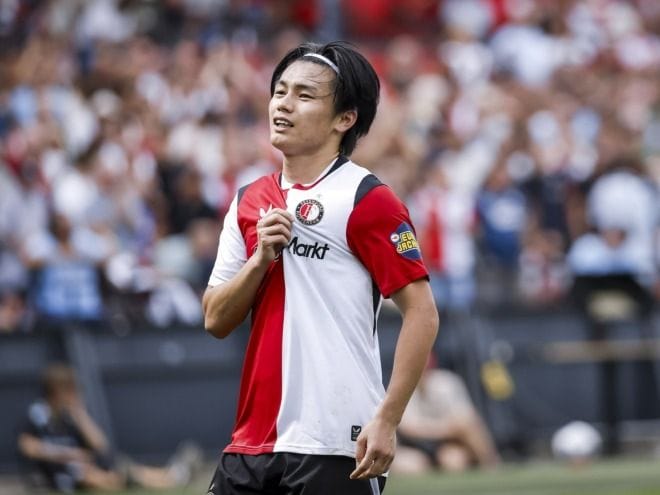 上田綺世が１G１Aの活躍も…フェイエノールト指揮官は決定機逸に苦言「あそこで３－０にしていれば、試合は終わっていた」
