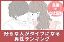 【星座×血液型別】好きな人がタイプになる男性ランキング＜第４位～第６位＞