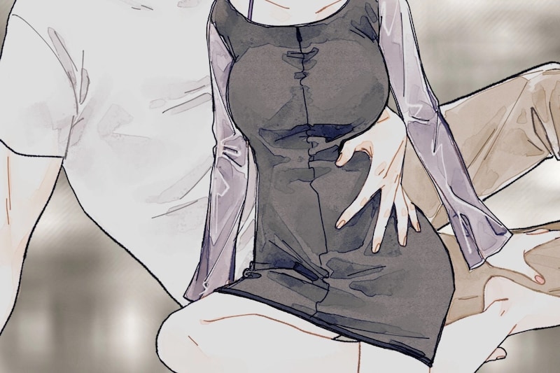 遊ばれてます。男性が遊び相手認定した女性だけにするボディタッチ