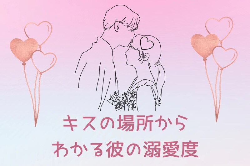 キスで全部バレてます。キスの場所からわかる彼の溺愛度