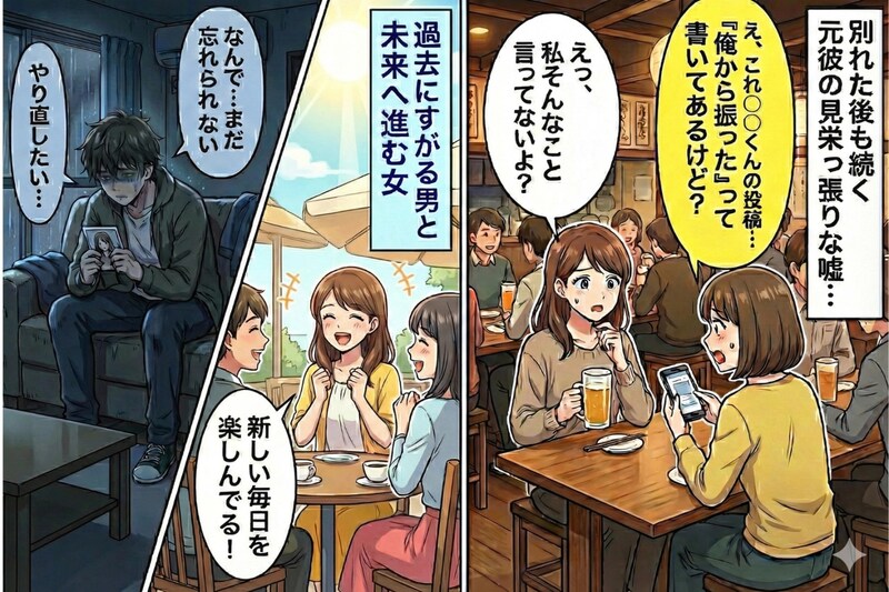 振られたのに振ったと友達に言いふらす元彼→嘘をつき続ける彼が後悔したある仕返しとは