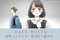 【星座別】男が沼る。甘え上手・頼り上手な女性ランキング＜最下位～第１０位＞