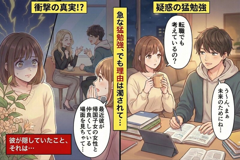 彼が急に英会話を猛勉強→「転職?」と思っていたのだが…彼が隠していたこと