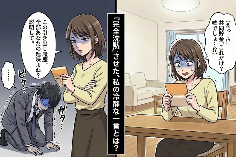 彼との共同貯金を開始→通帳を見たら残高が激減→私の冷静な問い詰めで"完全沈黙"させた話