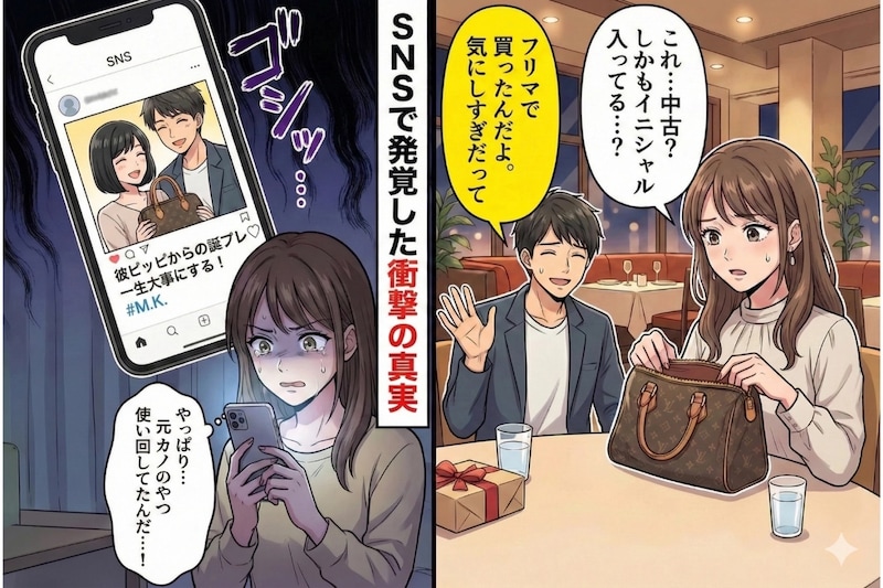 誕プレに中古品（？）をくれた彼→不審に思って、徹底的に調べてみた結果...