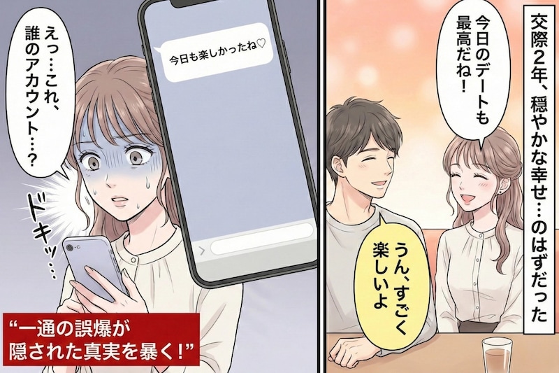 「今日も楽しかったね♡」デート後に届いたメッセージ→差出人が“彼のアカウントじゃない”と気づいた瞬間