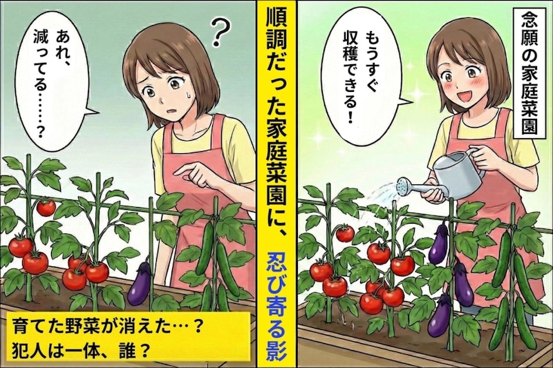 家庭菜園を荒らす隣人を問い詰めた夫→「奥さんが気弱そうだったから」という言い訳に、夫の態度が一変した話
