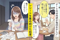 彼「割り勘でいいよね？」→デート代の内訳が毎回おかしい...私がこっそりレシートを集め続けた結果