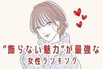 【誕生月別】無理はしない！”飾らない魅力”が最強な女性ランキング＜第１位～第３位＞
