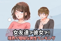 【誕生月別】女友達と彼女の境目が曖昧な男性ランキング＜第１位～第３位＞