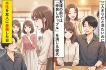 二人きりだと冷たいのに友達の前では「仲良しカップル」を演じる彼氏→本性を友人に暴露した日