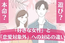 男性が「好きな女性」と「恋愛対象外」で無意識に変えていること