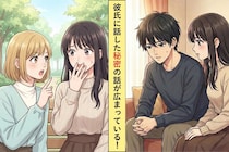 「誰にも言わないで」と言った秘密を彼氏が翌日友人に話していた→同じことを彼にしてみた結果