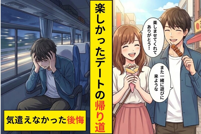 「二人で帰ろうよ」日帰りデートの帰り道、高速バスを提案したら彼女が思わぬ反応を示した