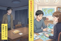 サプライズの予定がトラブルに見舞われて→結婚記念日の日、帰ってみると冷凍チャーハンが食卓に
