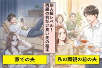 私の両親の前では良い夫になる彼 → 私のフォローだけが増えていった結婚生活